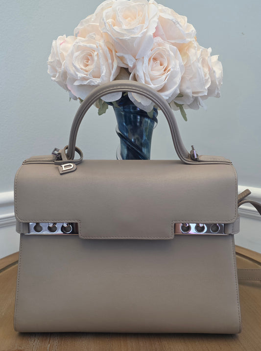 Delvaux Tempête MM in Taupe | Quiet Luxury at Its Finest