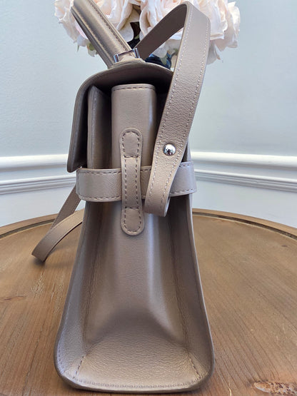 Delvaux Tempête MM in Taupe | Quiet Luxury at Its Finest
