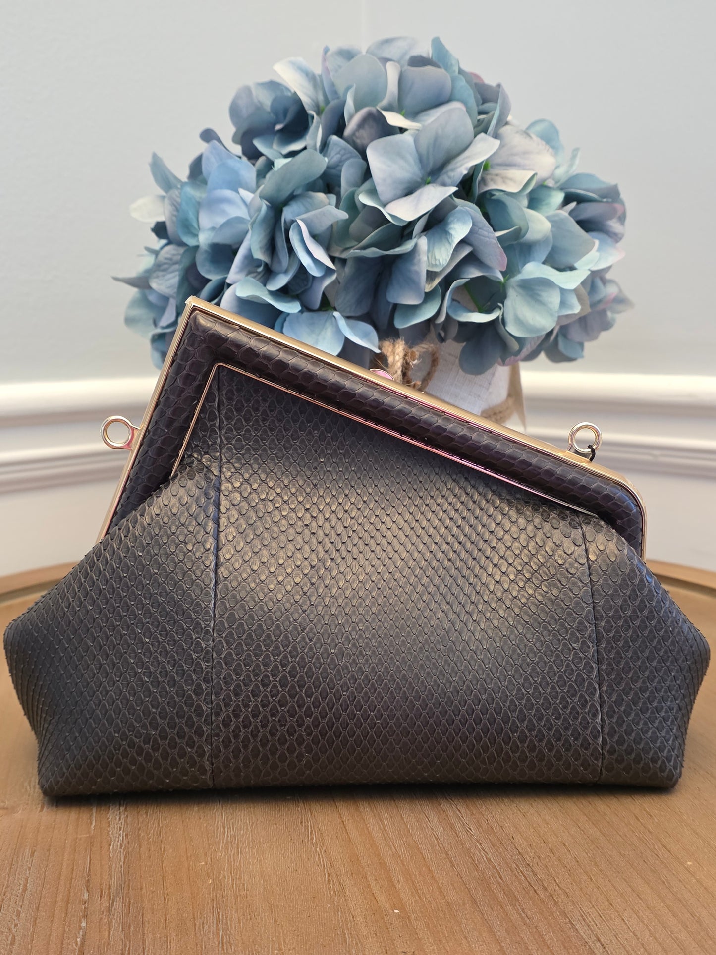 Fendi First Small Python Clutch Bag