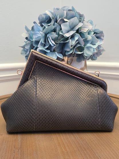 Fendi First Small Python Clutch Bag