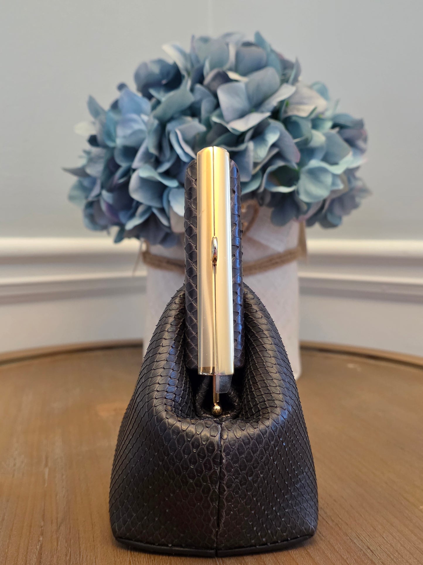Fendi First Small Python Clutch Bag