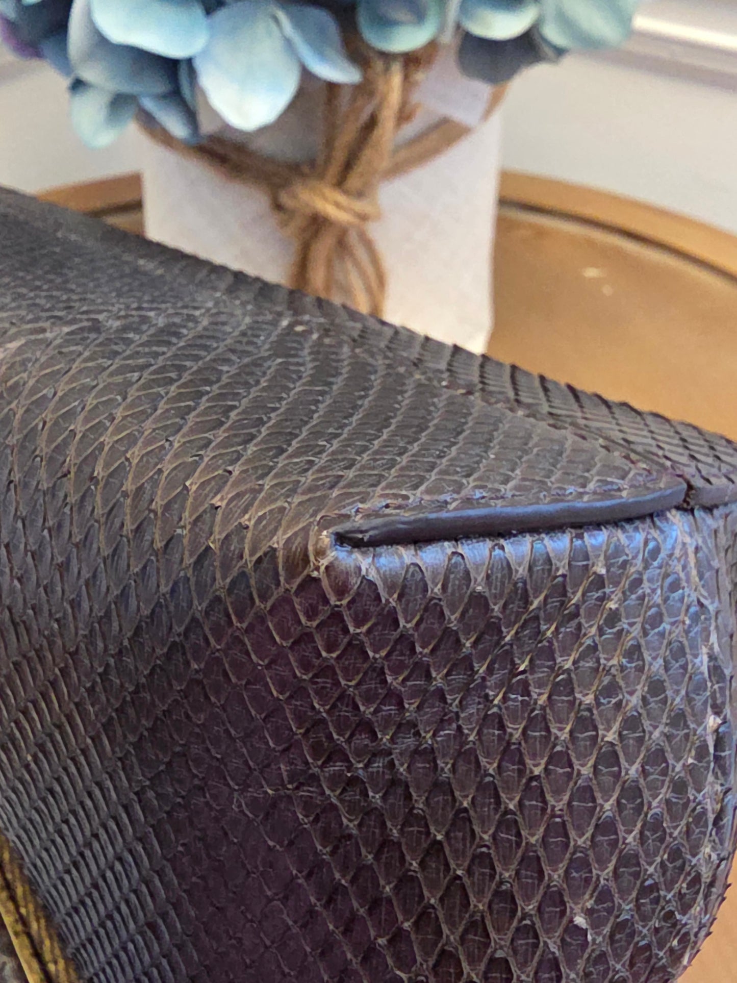Fendi First Small Python Clutch Bag