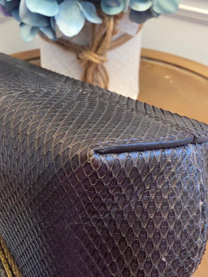 Fendi First Small Python Clutch Bag