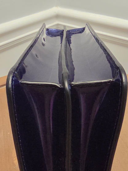 Bvlgari Serpenti Forever Patent Leather Shoulder Bag | Sapphire Blue