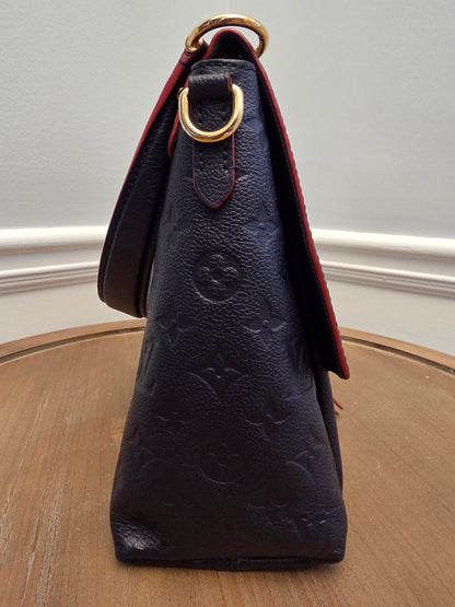 Louis Vuitton Blanche MM — Blue Monogram Empreinte Leather