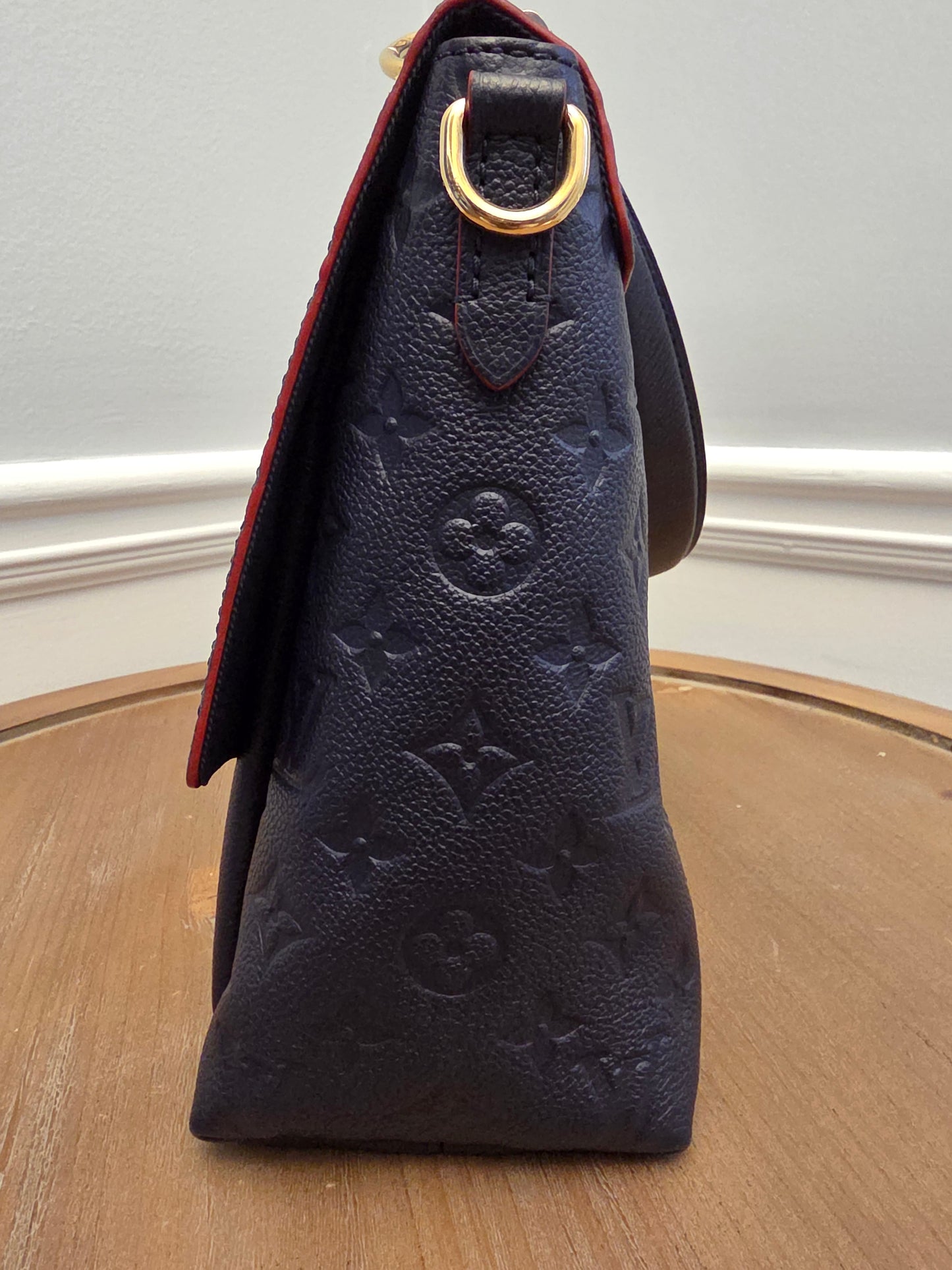 Louis Vuitton Blanche MM — Blue Monogram Empreinte Leather
