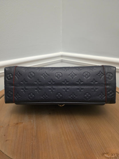 Louis Vuitton Blanche MM — Blue Monogram Empreinte Leather