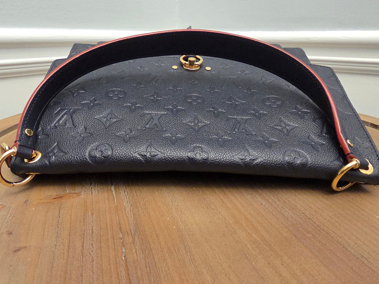 Louis Vuitton Blanche MM — Blue Monogram Empreinte Leather