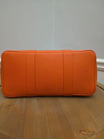 Hermès Garden Party 36 in Orange Negonda — Quiet Luxury Icon