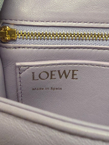 Loewe Lavender Puffy Goya Chain Bag in Nappa Lambskin with Gold Hardware