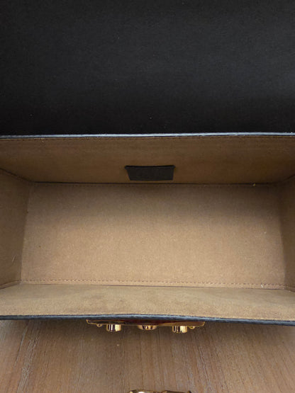 Gucci Bamboo Top Handle Bag GG Supreme Canvas | Tiny Rich Aunt Energy