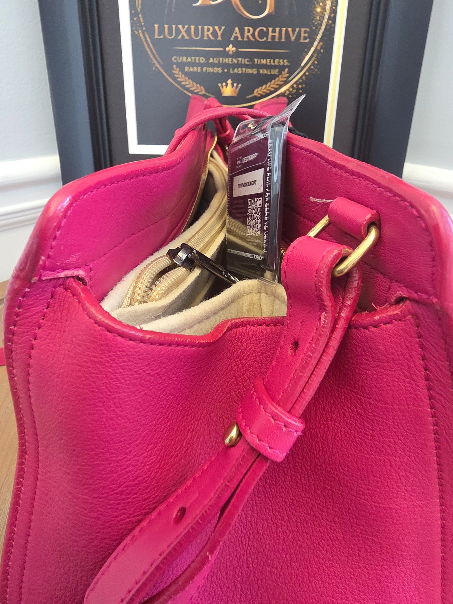 Saint Laurent Cabas Y Tote — Berry Pink Leather Beauty 💕✨
