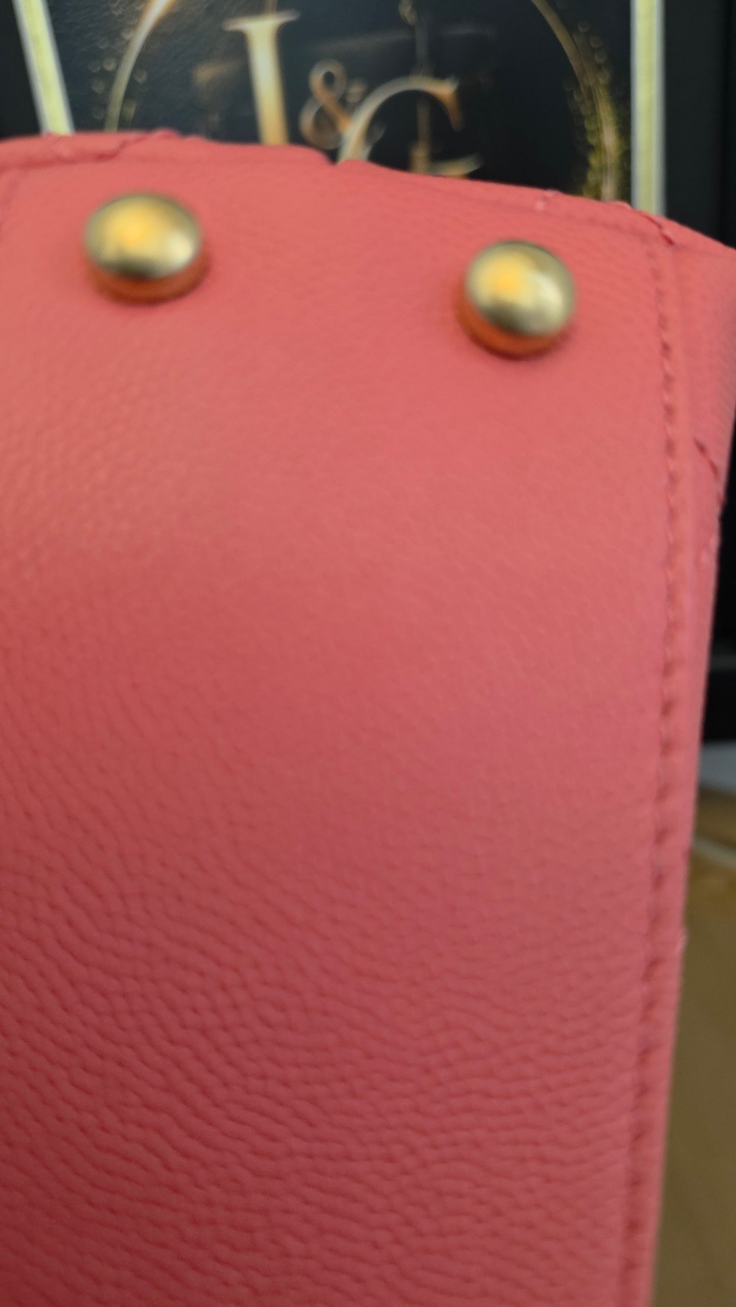 Chanel Small Coco Handle Bag | Peach Coral Caviar Leather | Aged Gold Hardware | Rare Color
