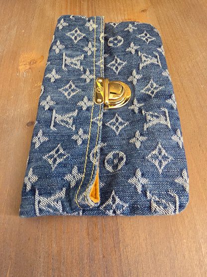 Louis Vuitton Denim Monogram Pochette Clutch | Y2K It-Girl Favorite