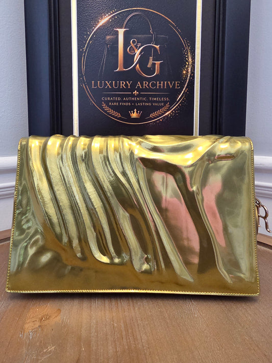 Christian Dior x Jason Martin Limited Edition Gold Clutch ✨