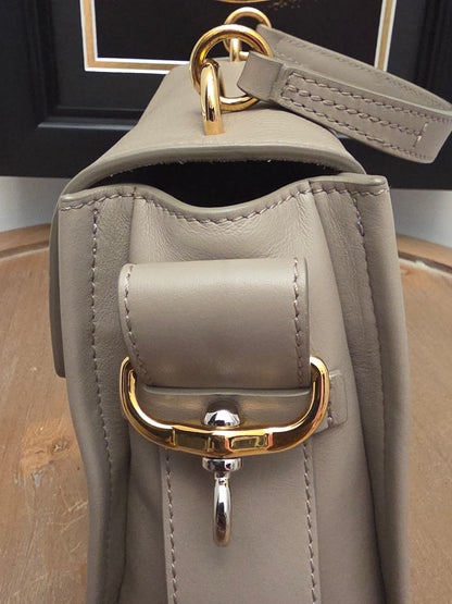Chloé Small Tess Day Bag in Motty Grey Leather
