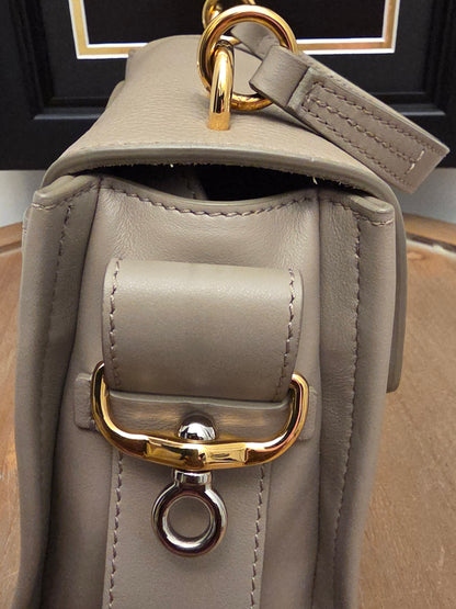 Chloé Small Tess Day Bag in Motty Grey Leather