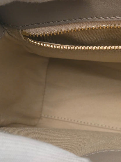 Chloé Small Tess Day Bag in Motty Grey Leather
