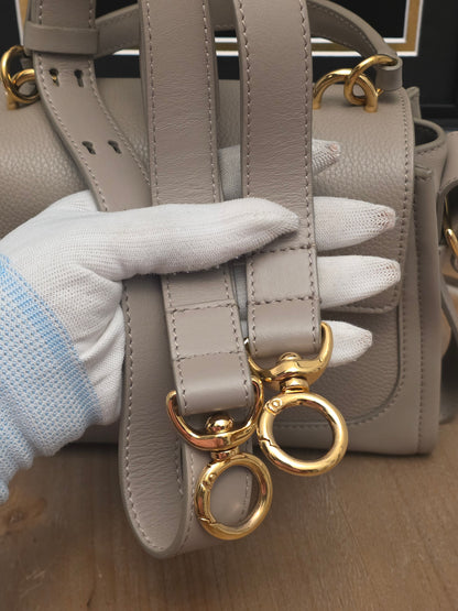 Chloé Small Tess Day Bag in Motty Grey Leather
