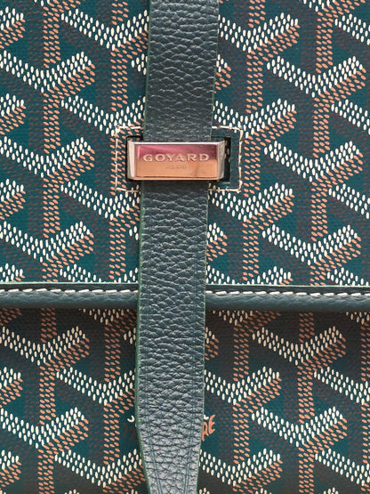 Goyard Belvédère PM Messenger Bag — Green Goyardine Canvas & Leather