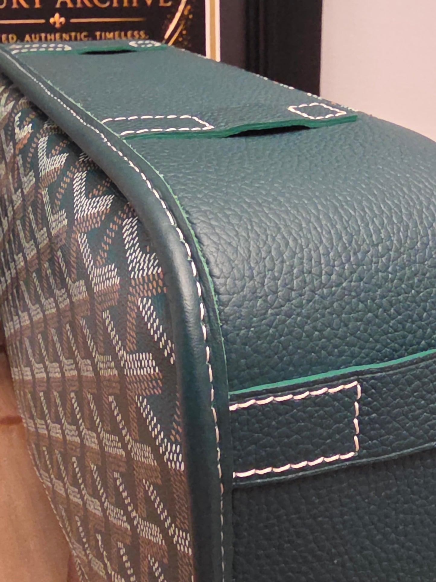 Goyard Belvédère PM Messenger Bag — Green Goyardine Canvas & Leather