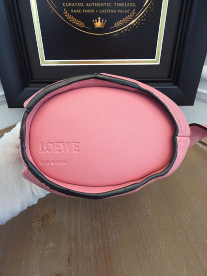 Loewe Elephant Mini Bag – Pink Leather Crossbody