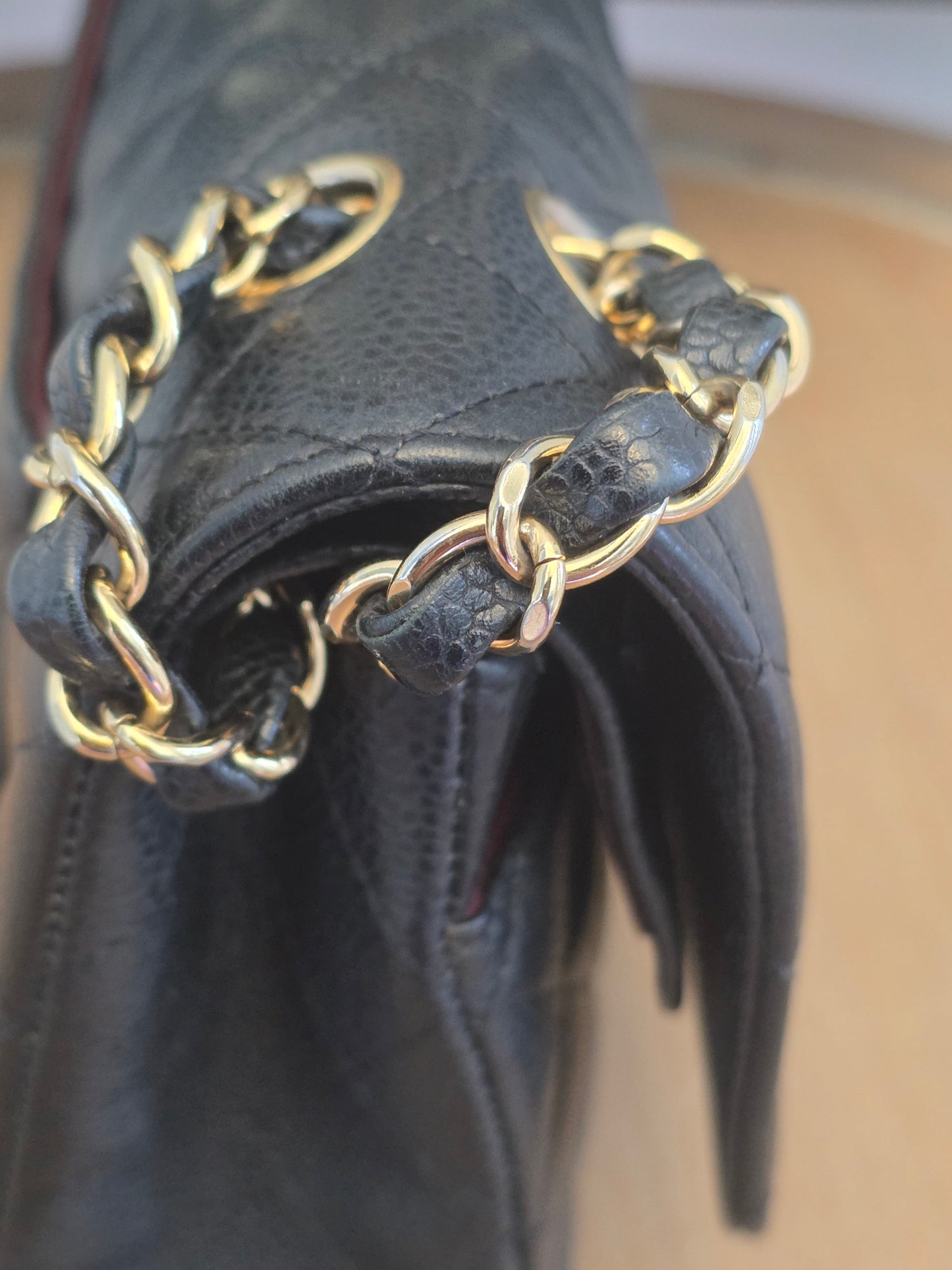 Chanel Medium Classic Double Flap Bag Black Caviar Leather | Gold Hardware | 20 Series
