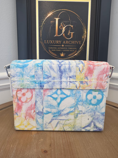Louis Vuitton x Virgil Abloh Monogram Watercolor Soft Trunk Shoulder Bag