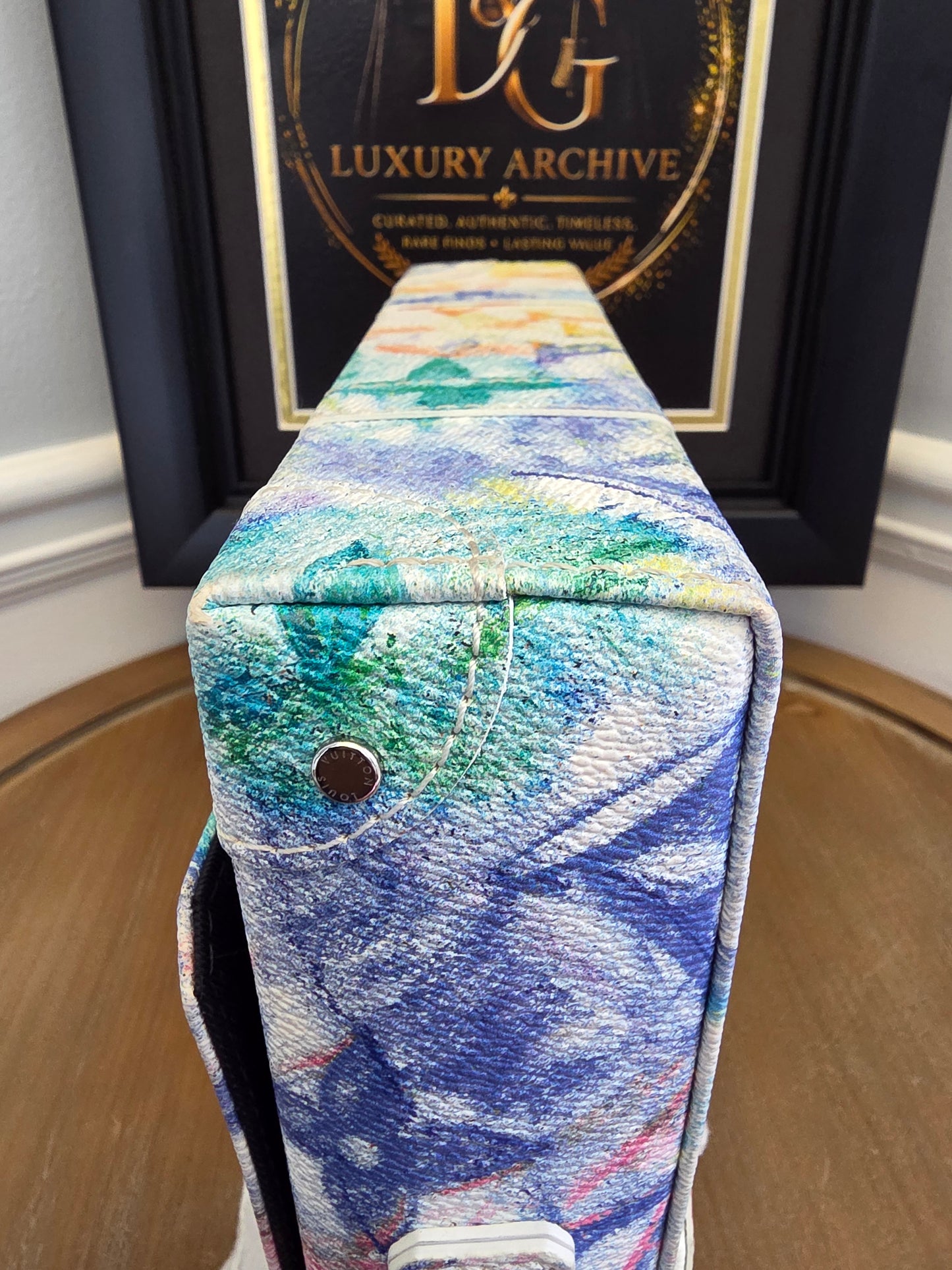 Louis Vuitton x Virgil Abloh Monogram Watercolor Soft Trunk Shoulder Bag