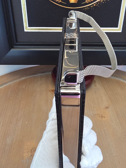Louis Vuitton Monogram Eclipse Petite Malle Clutch Crossbody Bag