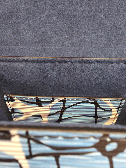 Louis Vuitton Twist MM Epi Leather Graffiti Print Chain Shoulder Bag