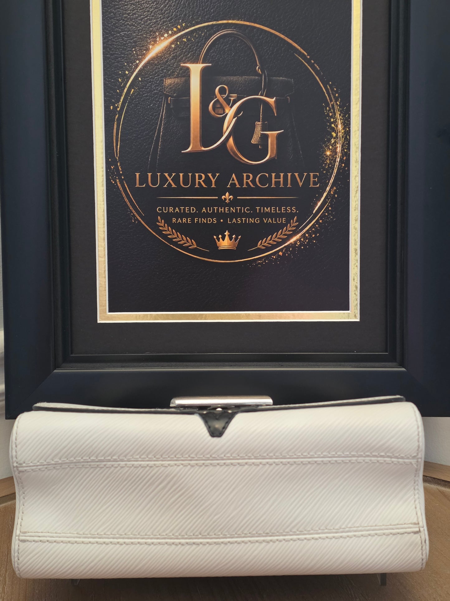 Louis Vuitton Twist MM Epi Leather & Monogram Reverse Chain Bag – White/Black  Price