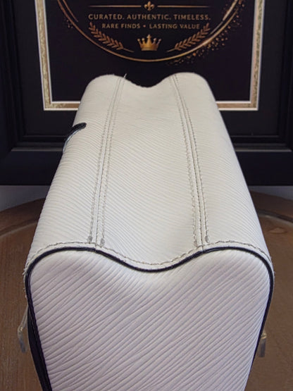 Louis Vuitton Twist MM Epi Leather & Monogram Reverse Chain Bag – White/Black  Price