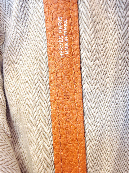 Hermès Garden Party 36 in Orange Negonda — Quiet Luxury Icon