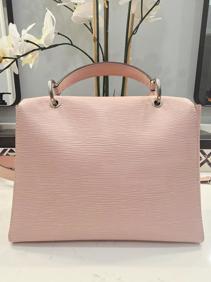 Louis Vuitton Pink Epi Leather Twist MM Tote Bag